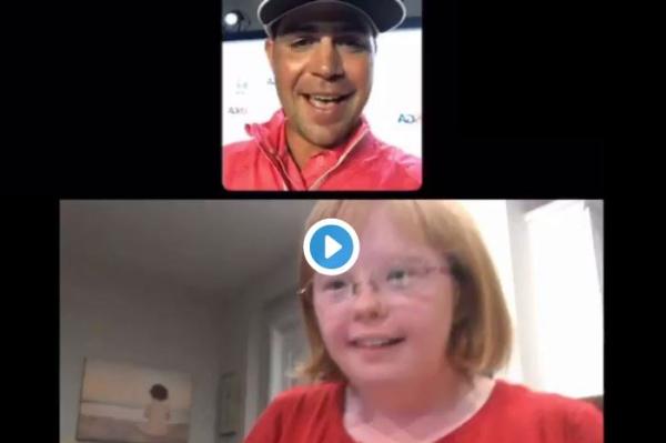 Gary Woodland surprises Amy with a FaceTime call