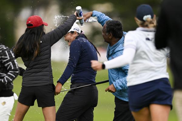 Caddie has EPIC fail during the US Women's Open final round