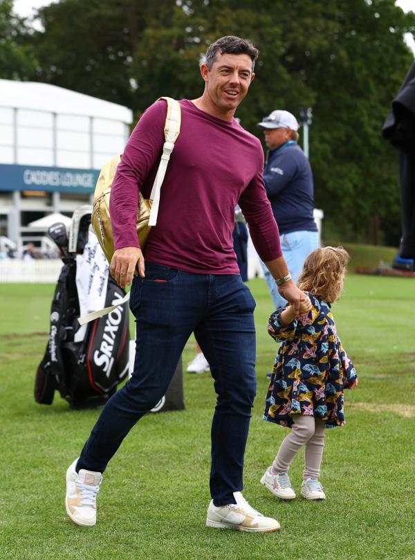 Watch Rory McIlroy's daughter Poppy steal the show at BMW PGA Championship