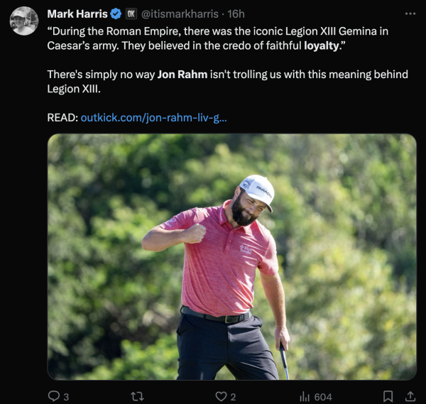 LIV Golf star Jon Rahm ridiculed by golf fans over 
