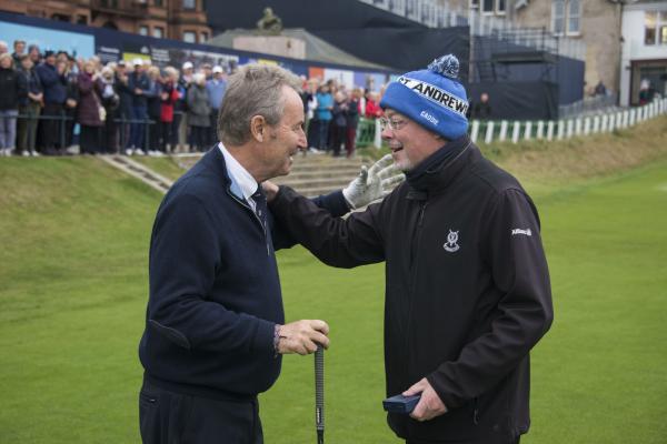 New captain of R&A drives in at St. Andrews: 