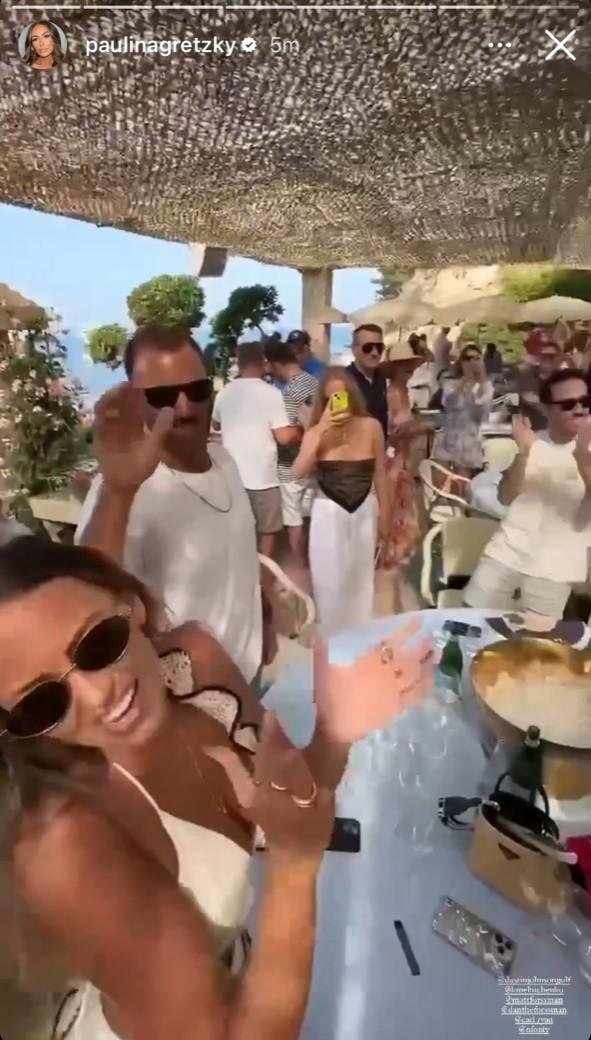 Dustin Johnson PARTIES HARD with Paulina Gretzky ahead of The Open