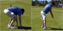 Golf rules: Can I place my club on the floor for to help alignment?