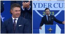 Brooks Koepka booed (!?) at Ryder Cup opening ceremony? ZJ: "I didn't hear"