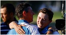 Rory McIlroy to Matthew Fitzpatrick: "Sorry I couldn't be more he