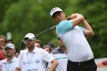 alex noren in the bag of the bmw pga champion