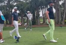 Billy Horschel drops confusing F-bomb after being told 'nice shot' by fans