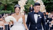 PGA Tour star Collin Morikawa marries girlfriend Katherine Zhu