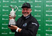 WATCH: Darren Clarke had the funniest reaction claiming the second Claret Jug