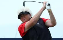 Laura Davies withdraws from AIG Women's Open as Ally Ewing hits the front in R1