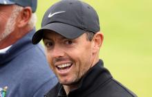 Rory McIlroy laughs as he talks about LIV Golf's OWGR dilemma