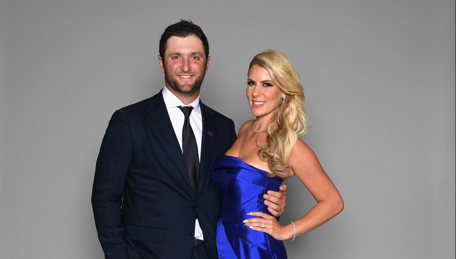 WATCH: Sam Torrance's HILARIOUS commentary as Jon Rahm kisses fiancée ...