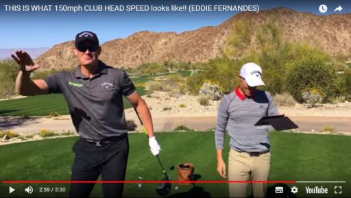 Golf Driving Tips: THIS is what 150mph clubhead speed looks like...