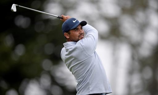 Jason Day uses BINOCULARS to identify his ball after it lands in BIRD NEST