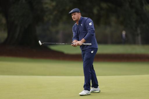 Golf fans react to Bryson DeChambeau&#039;s flag strop during Masters final round