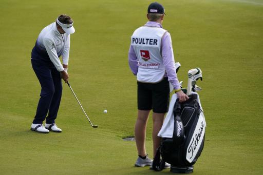 Ian Poulter misses the cut at Wells Fargo Championship with son Luke on the bag