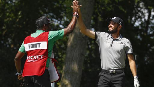 Troy Merritt makes HOLE-IN-ONE to lead Rocket Mortgage Classic!