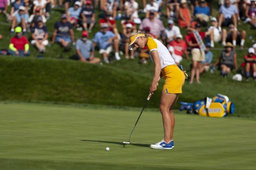 Solheim Cup: Europe lead United States by TWO POINTS heading into Monday Singles