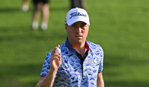 Justin Thomas equals major milestone to take US PGA clubhouse lead