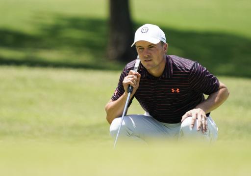 Is Jordan Spieth finally about to drop his pre-shot routine?
