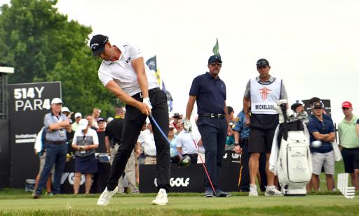 Henrik Stenson shares lead with Patrick Reed at LIV Golf Bedminster