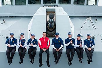 Royal Navy golf team aims for glory with Galvin Green