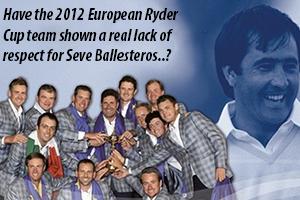 Discuss: Are European Ryder Cup stars showing lack of respect for Seve?