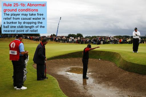 Golf Rule 25: Abnormal ground conditions, embedded ball and wrong putting green