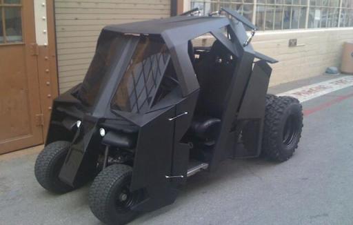 Batman Tumbler Golf Cart sold for $17,500!