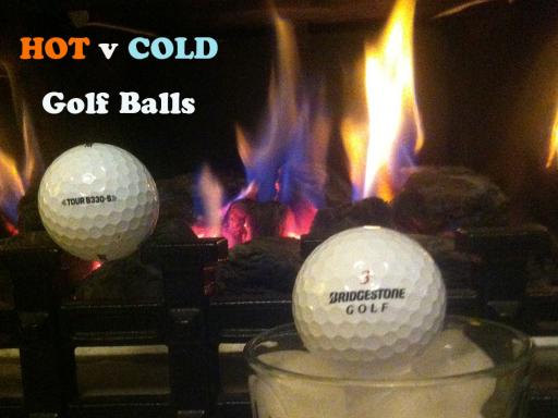 Hot v Cold golf balls: Distance test