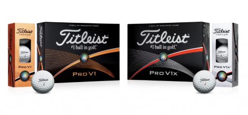 Titleist Pro V1 and Pro V1x 2015