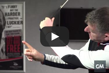 How to stop the shanks: "Imaginary knife" drill