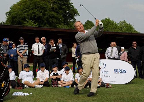 Nicklaus visits Manchester golf range