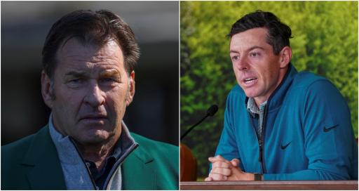 WATCH: Rory McIlroy roasts Sir Nick Faldo during warm up at Memorial