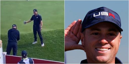 And that's the BOTTOM LINE, cause JT says so: Thomas chugs beer at the Ryder Cup