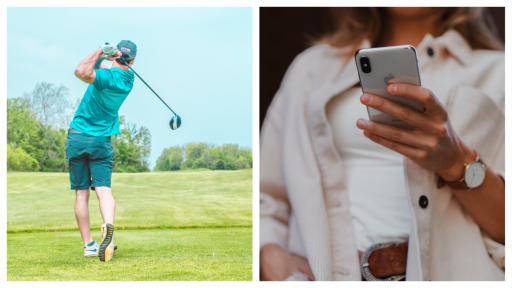 Lady FUMING as man changes profile pic to him playing golf
