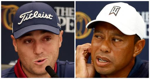 Justin Thomas reveals what Tiger Woods said about The Open after car crash