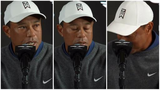 Tiger Woods phone GOES OFF during presser and now every golf fan wants it
