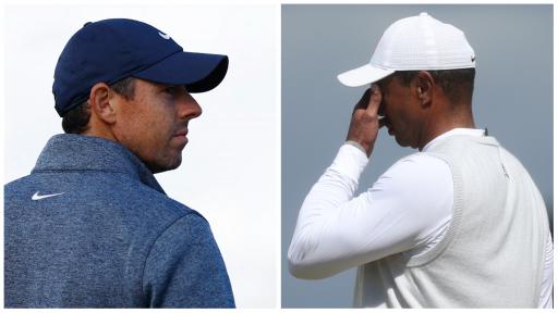 Here's what Rory McIlroy did to start Tiger Woods' tears on 18 at St Andrews