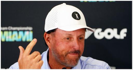 BREAKING: We have found a topic Phil Mickelson doesn't have an opinion on!