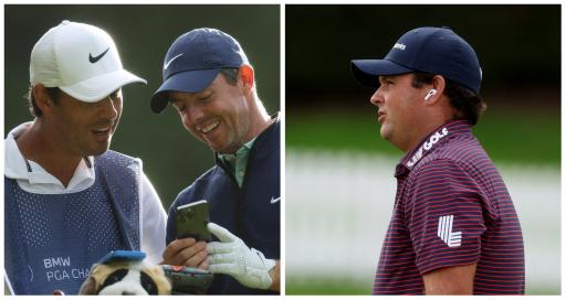 "An absolute MELEE!" Footage emerges of Rory McIlroy's tee drama with Pat Reed