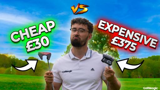 EXPENSIVE VS CHEAP GOLF PUTTER TEST! What are the key differences?