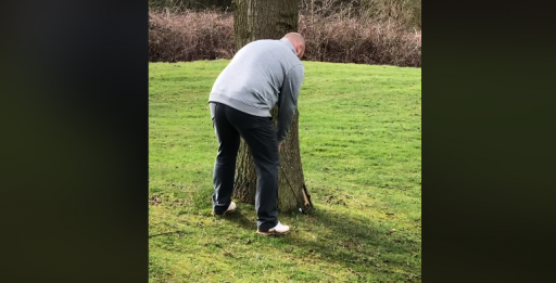 WATCH: Tree rebound golf shot goes HORRIBLY WRONG!