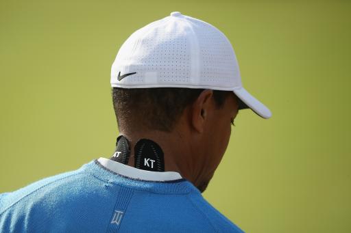 Here&#039;s the real reason Tiger Woods has tape on his neck at The Open