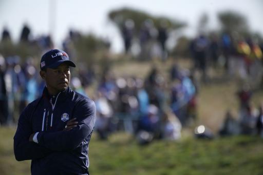 Tiger Woods looks &quot;in a lot of pain&quot; as he loses Ryder Cup match again