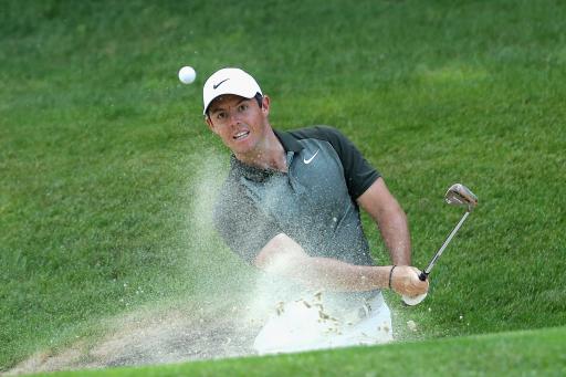 rory mcilroy recovers from slow start to share lead with francesco molinari at bmw pga at wentworth