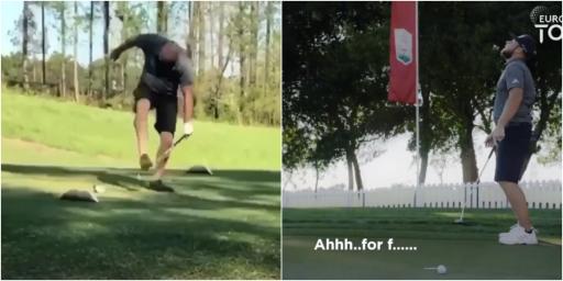 Is this the ANGRIEST golfer you've seen since Tyrell Hatton's parody?