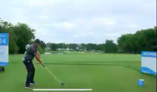 Brysom DeChambeau DRIVES the green on Par 4 at AT&amp;T Byron Nelson