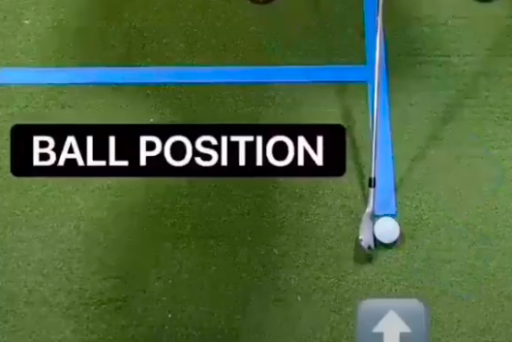 Perfect your ball position with these GREAT GOLF TIPS guide