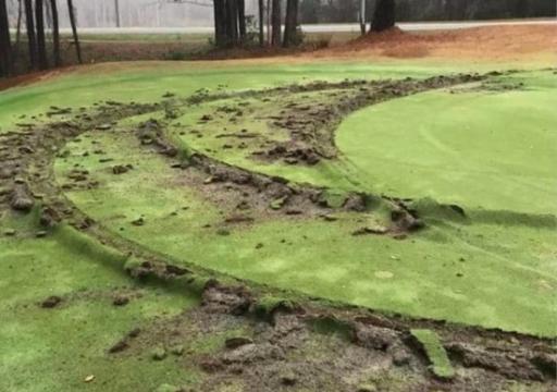 Awful vandalism at Florida golf club could cost up to $25,000